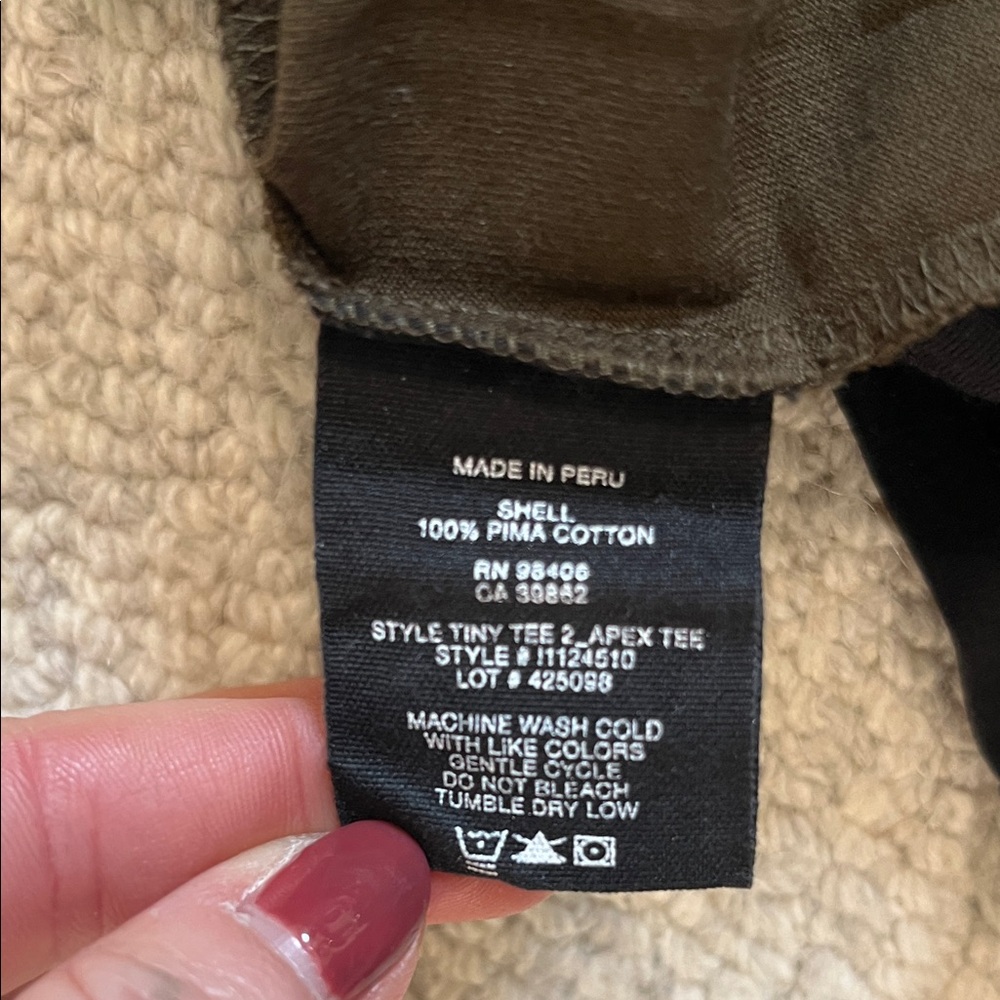 Theory Women’s Short Sleeve Tiny Tees in Black (M) and Olive (S) - Picture 6 of 6